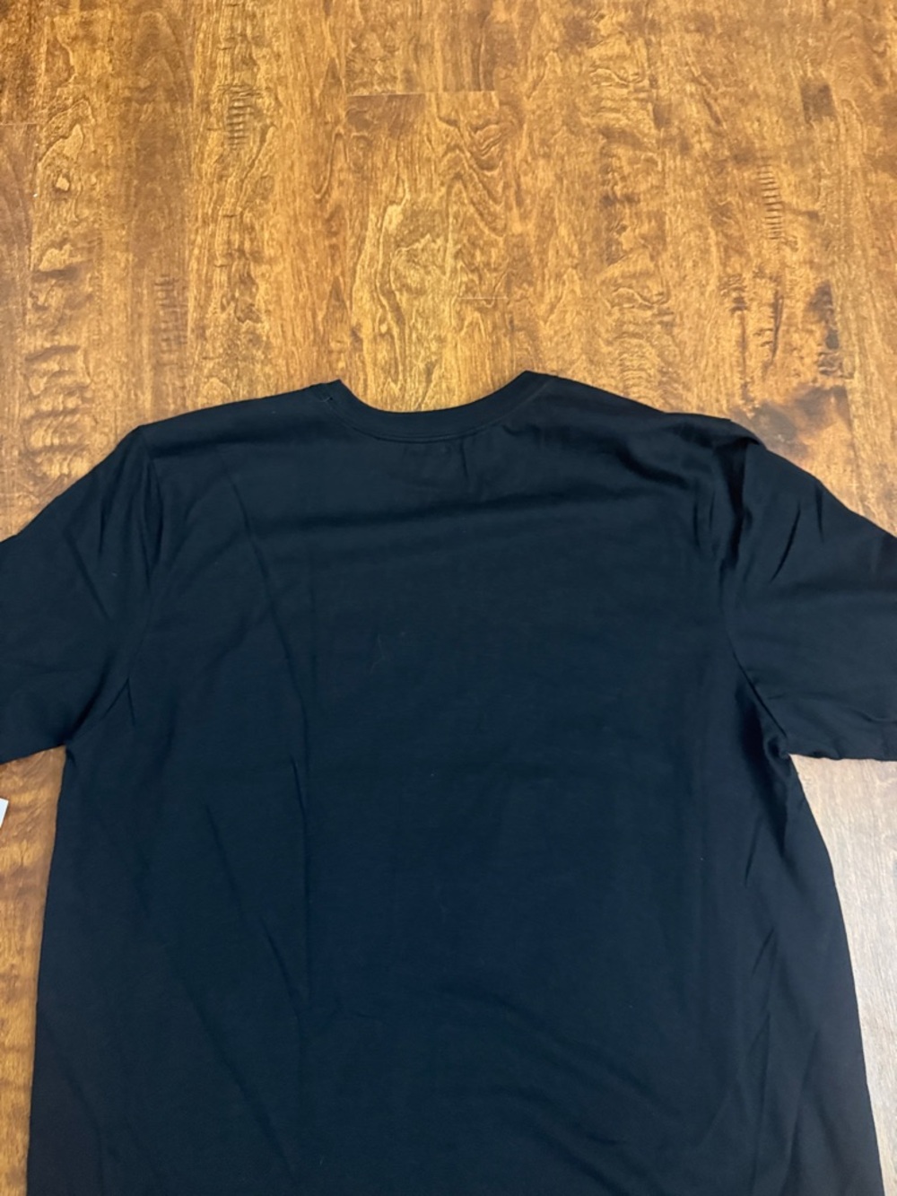 Nike Men’s Black Short Sleeve Tee with Orange Swoosh Multicolor Graphic Size L - Picture 12 of 16